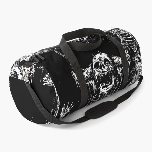 Item preview, Death Evil Demon in Hell Skeleton Alive Inferno black white designed and sold by DRK7DSGN.
