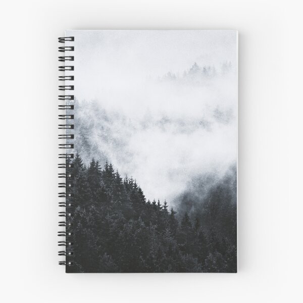 Item preview, In My Other World // Bad Kingdom Glow In A Dark Misty Wilderness Forest With Cascadia Trees Covered in Moody Fog designed and sold by Tordis Kayma.