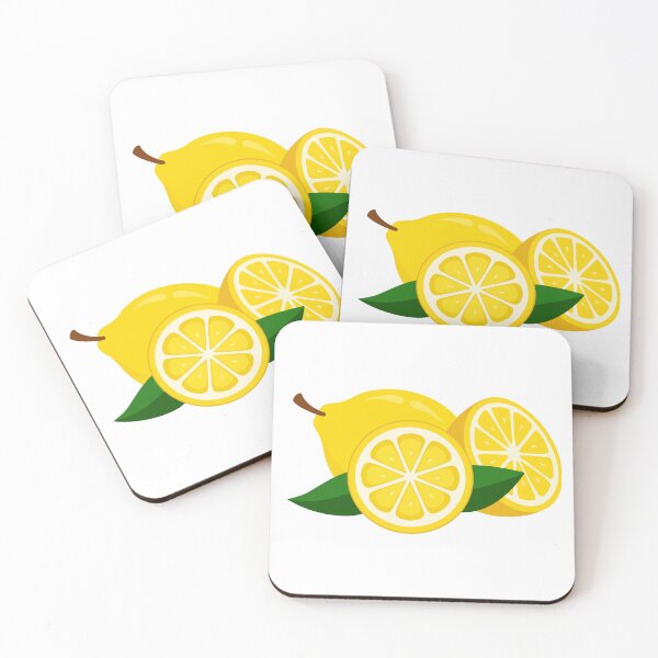 Item preview, Fresh juicy yellow citrus slice lemon illustrations designed and sold by GraphicDream.