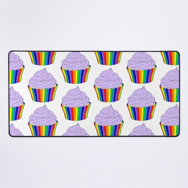 Item preview, Rainbow Cupcake with Lavender Icing  designed and sold by Deborah Camp.