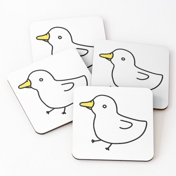 Item preview, White duck with small legs designed and sold by Nikamii.