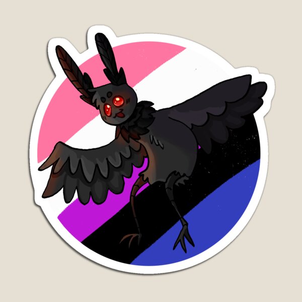 Item preview,  Mothman Pride Flags- Genderfluid designed and sold by fruitbat55.