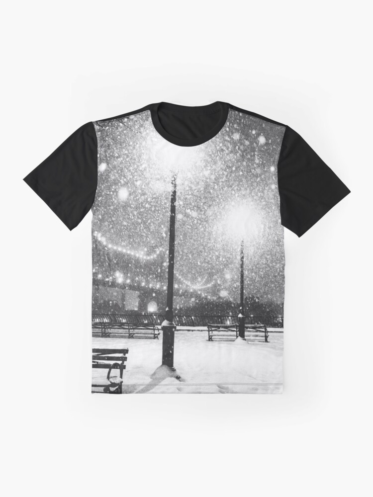 Alternate view of New York City Snow Graphic T-Shirt