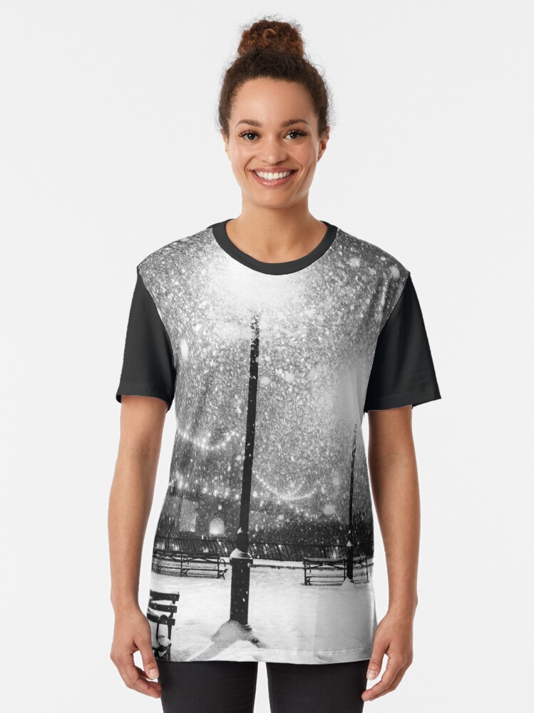 Alternate view of New York City Snow Graphic T-Shirt