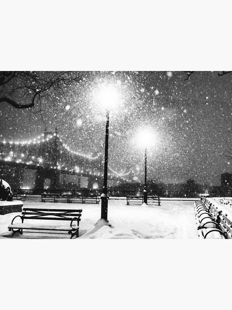 Thumbnail 2 von 2, Galeriedruck, New York City Schnee designt und verkauft von vgucwaphoto.