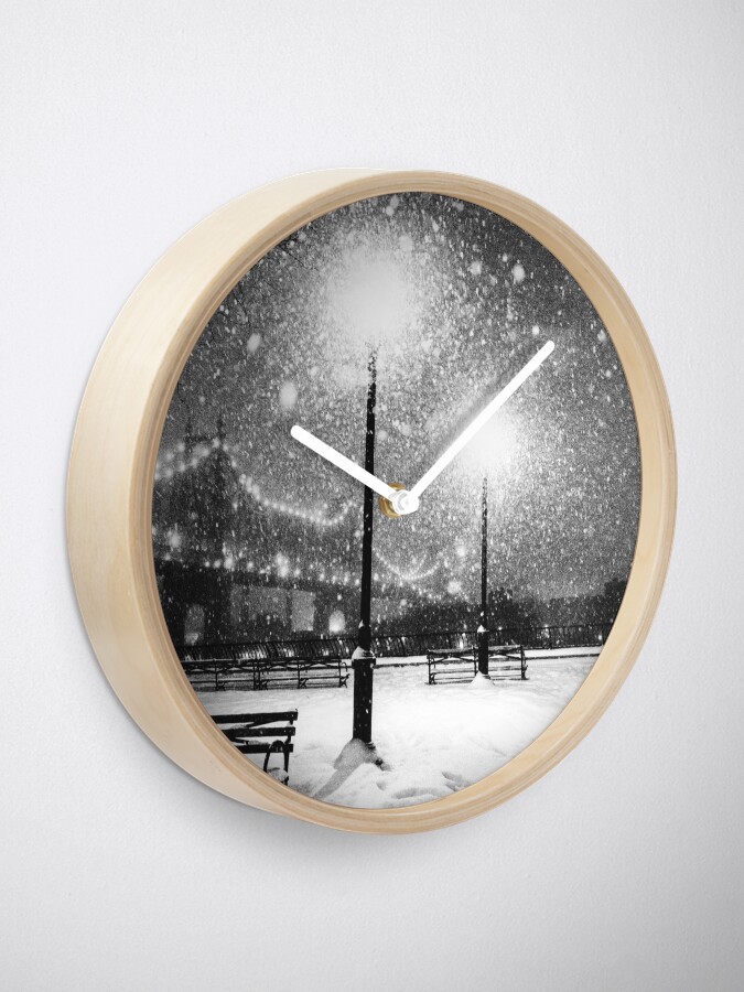 Alternate view of New York City Snow Clock