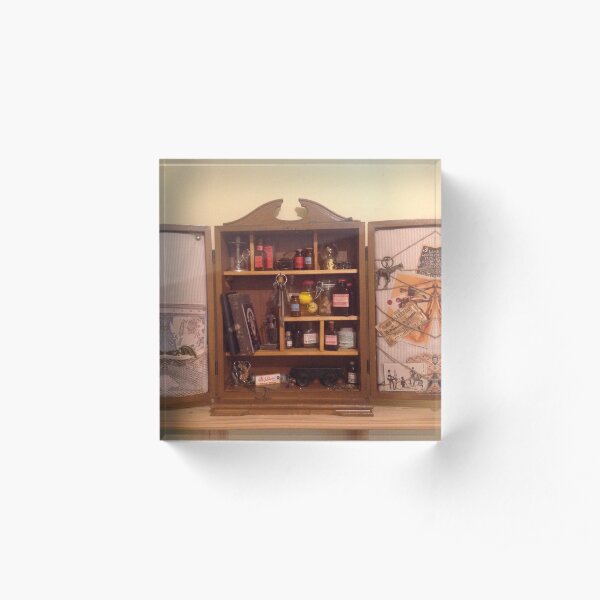 Cabinet of Curiosities. Acrylic Block