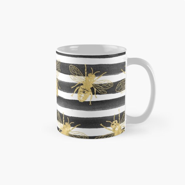 Item preview, Golden bee noir designed and sold by peggieprints.