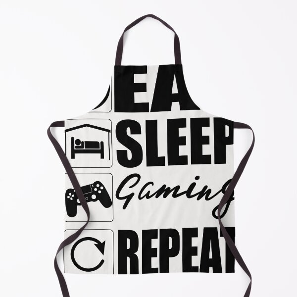 Item preview, Eat sleep gaming repeat designed and sold by designer-02.
