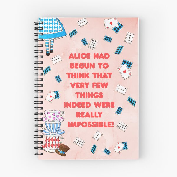 Item preview, Alice in wonderland book quote designed and sold by shmodev.