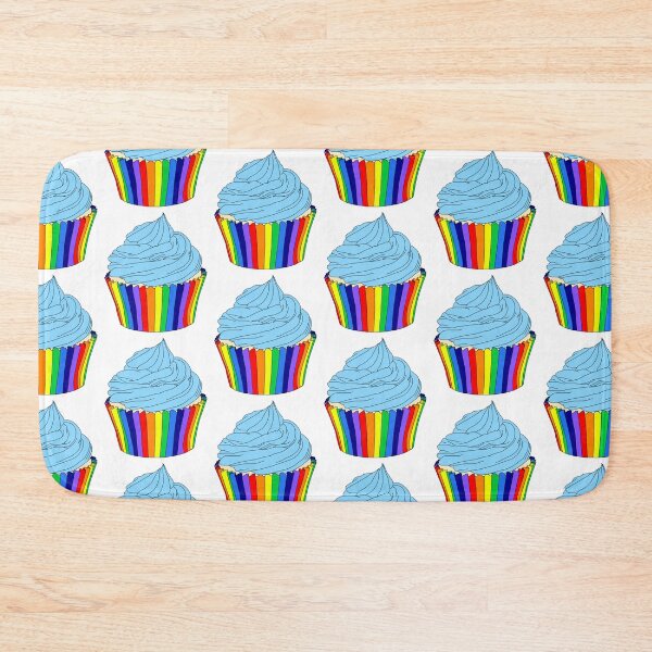 Item preview, Rainbow Cupcake with Blue Icing  designed and sold by Deborah Camp.