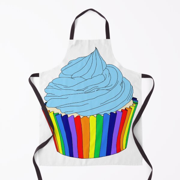Item preview, Rainbow Cupcake with Blue Icing designed and sold by Deborah Camp.