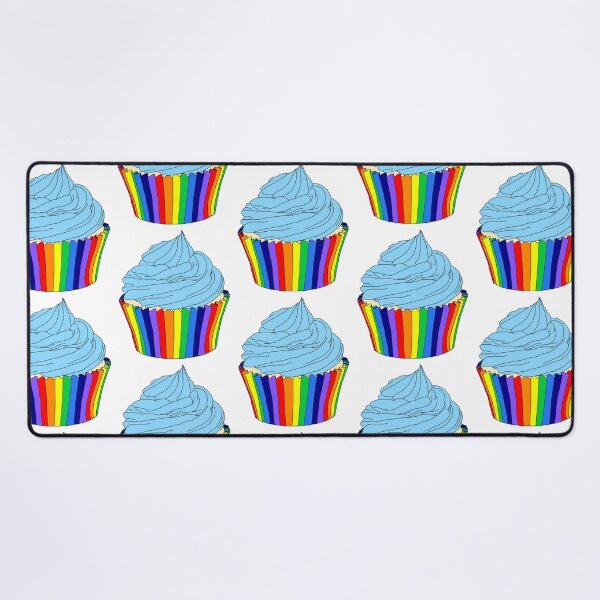 Item preview, Rainbow Cupcake with Blue Icing  designed and sold by Deborah Camp.