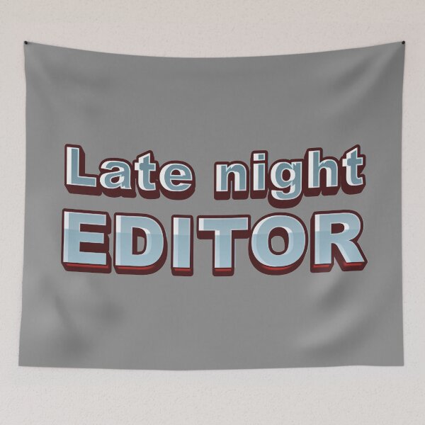 Item preview, Late night EDITOR designed and sold by jazzydevil.