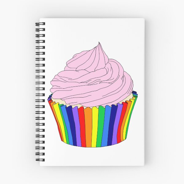 Item preview, Rainbow Cupcake with Pink Frosting designed and sold by Deborah Camp.