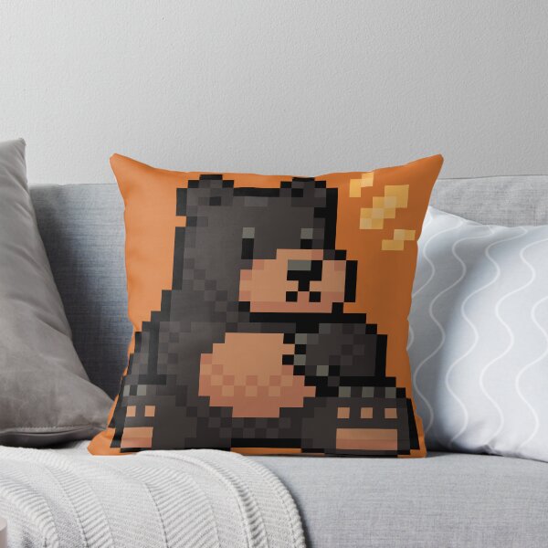 Item preview, Surprised Pixel Bear designed and sold by FlorenceDBadge.