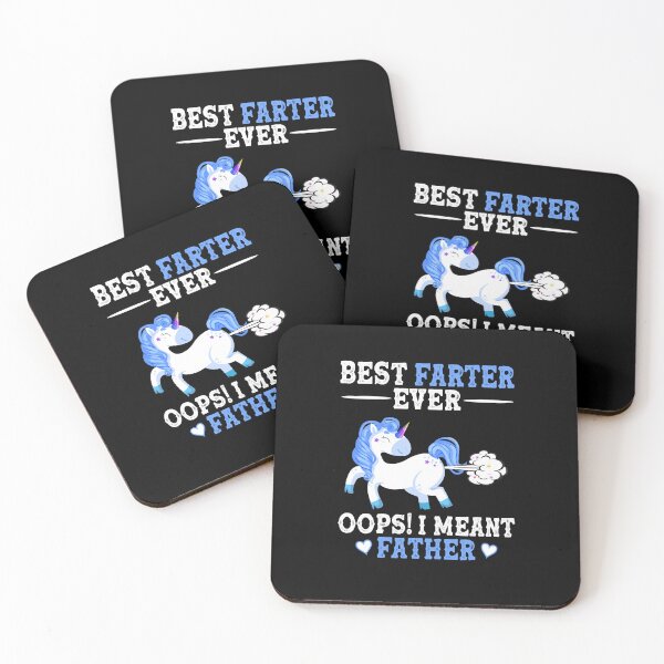 Item preview, Best Farter Ever Oops I Meant Father - Father's Day Unicorn Lovers designed and sold by 1Designology1.