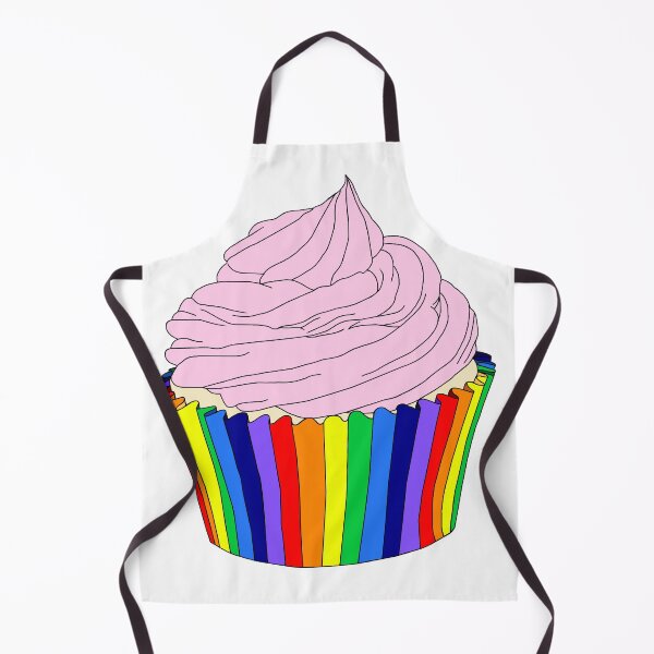 Item preview, Rainbow Cupcake with Pink Frosting designed and sold by Deborah Camp.