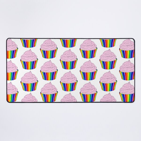 Item preview, Rainbow Cupcake with Pink Frosting designed and sold by Deborah Camp.