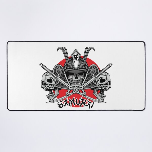 Item preview, samurai skull designed and sold by amid999.