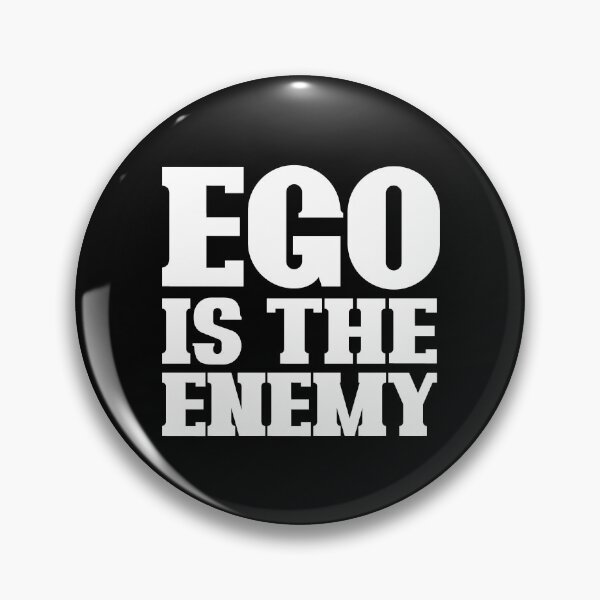 Item preview, Ego is the enemy (white) designed and sold by didijuca.