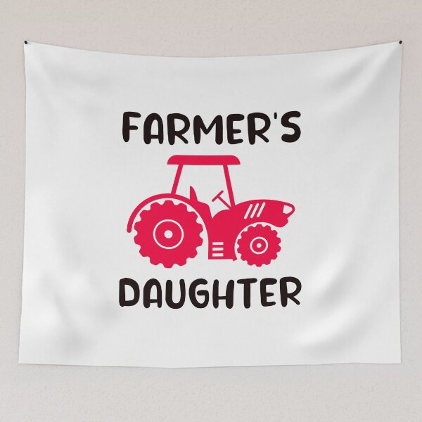 Item preview, Little Farmer Tractor Baby Daughter Girl Funny designed and sold by TastefulTees.