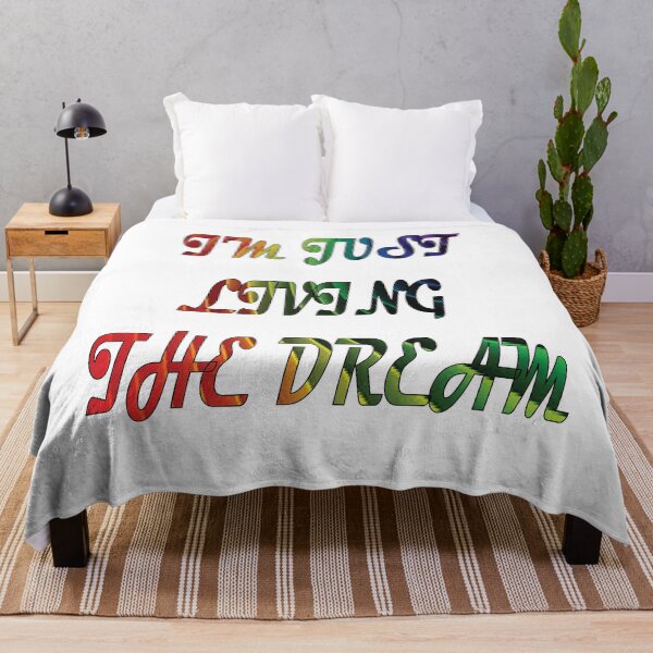 Item preview, I'm just living the dream -quote designed and sold by PraArts2002.