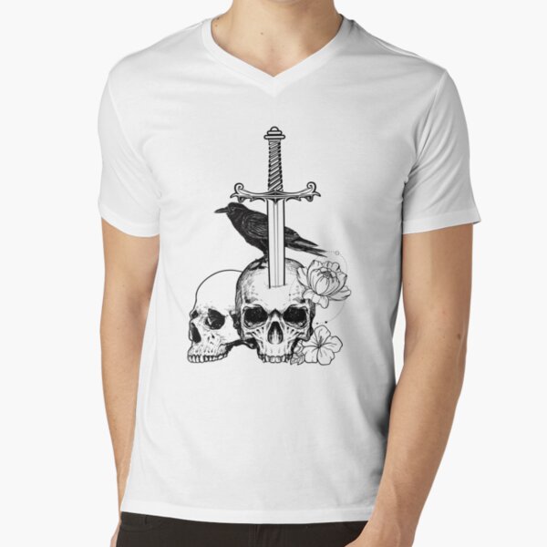 Skulls, Cross, Swords  Production Ready Artwork for T-Shirt Printing