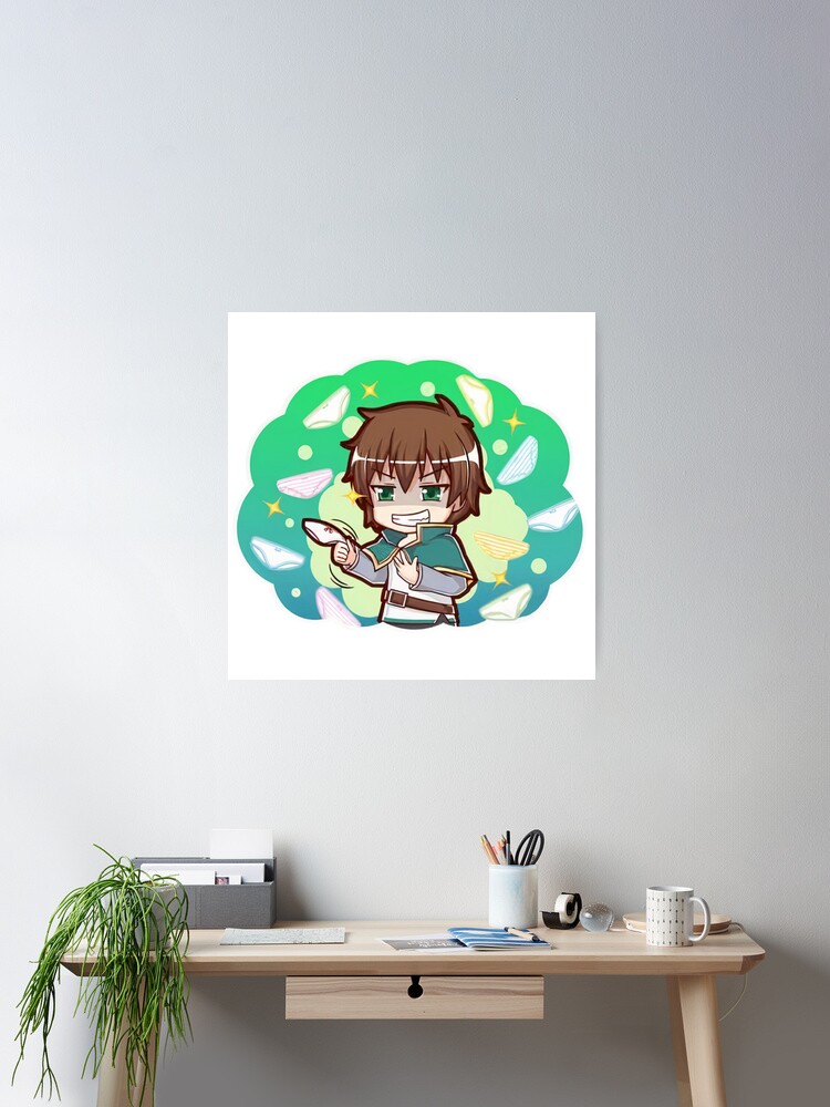 Chibi funny Kazuma , Konosuba ! Sticker by Anna Blonwell