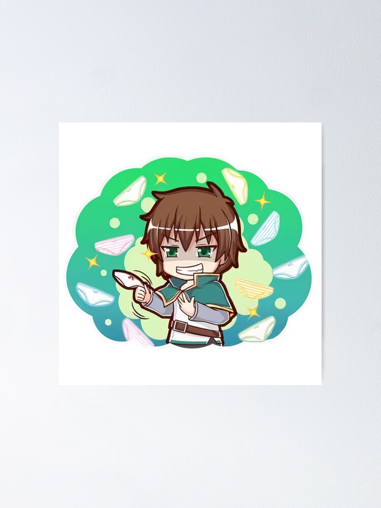 Chibi funny Kazuma , Konosuba ! Sticker by Anna Blonwell