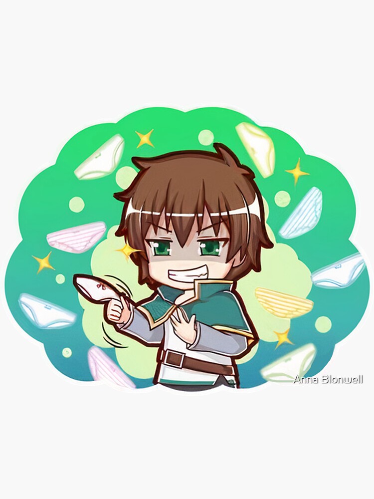 Chibi Kazuma - Konosuba - Konosuba - Sticker