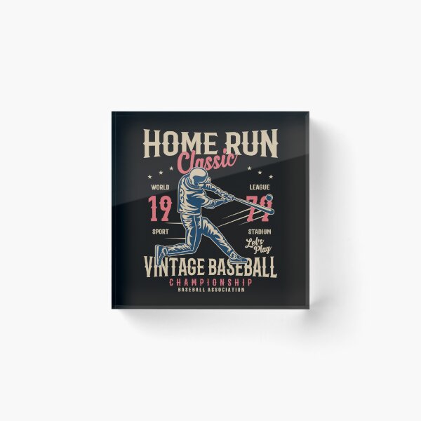 Item preview, Home Run Vintage Baseball Awesome Baseball Lover Gift Sticker designed and sold by laureljusjv.
