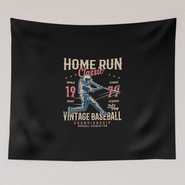 Item preview, Home Run Vintage Baseball Awesome Baseball Lover Gift Sticker designed and sold by laureljusjv.
