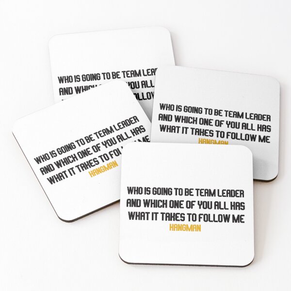 Item preview, who is going to be team leader designed and sold by LannisterOnMars.