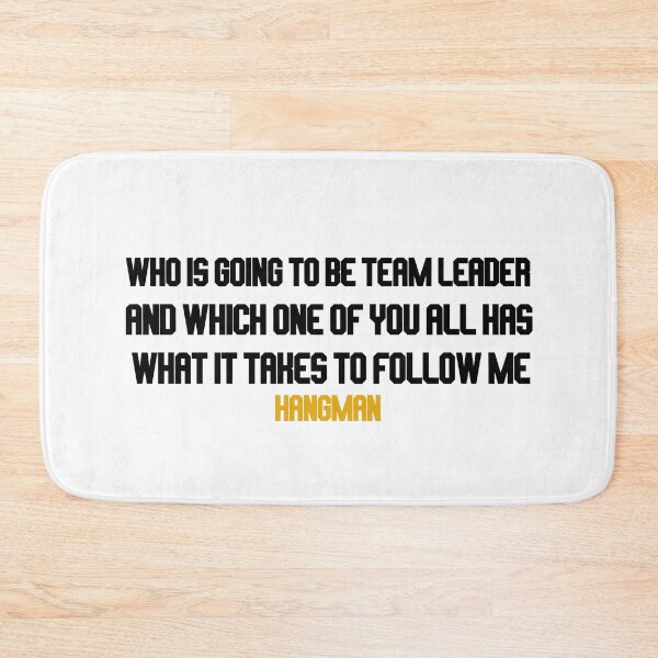 Item preview, who is going to be team leader designed and sold by LannisterOnMars.