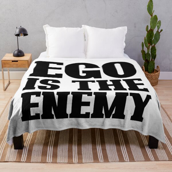 Item preview, Ego is the enemy (black) designed and sold by didijuca.