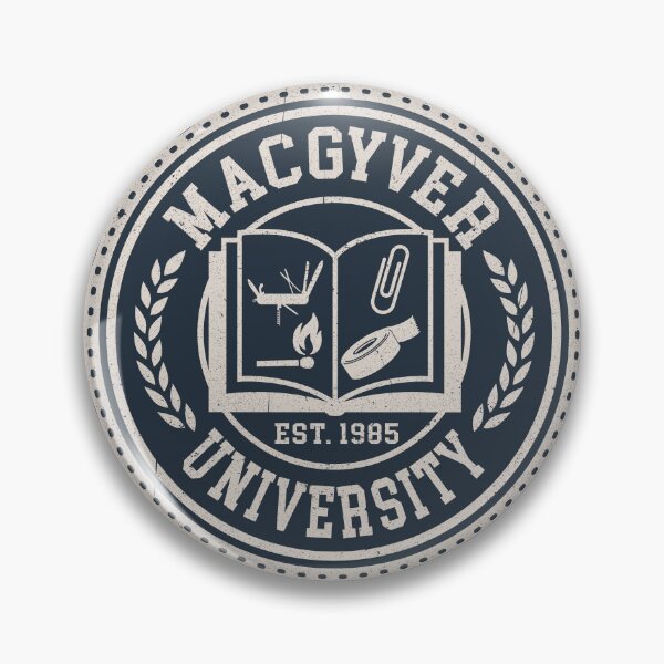 Item preview, MacGyver University designed and sold by Alema Art.