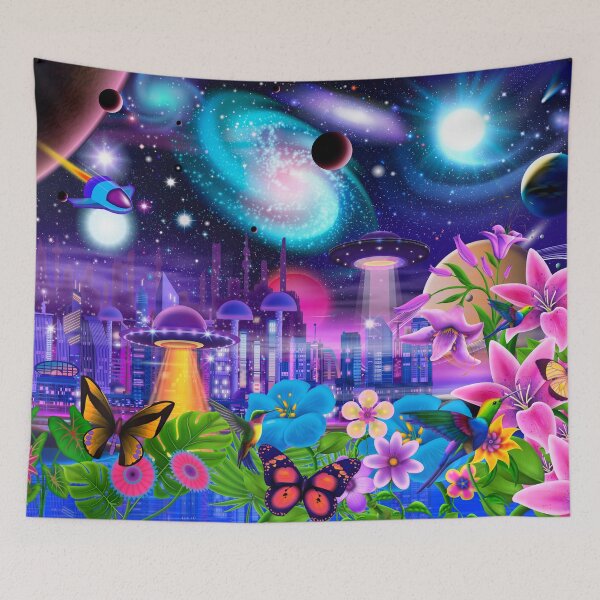Item preview, The Galactic City designed and sold by GeraldNewtonArt.