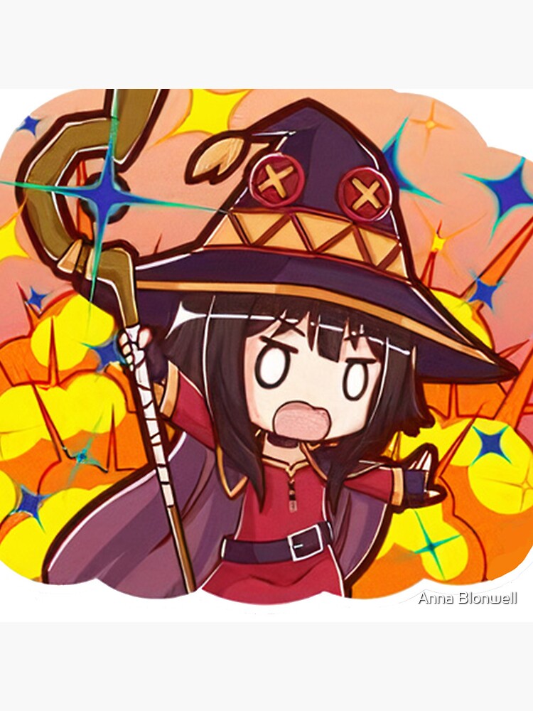 Chibi funny Kazuma , Konosuba ! Sticker by Anna Blonwell