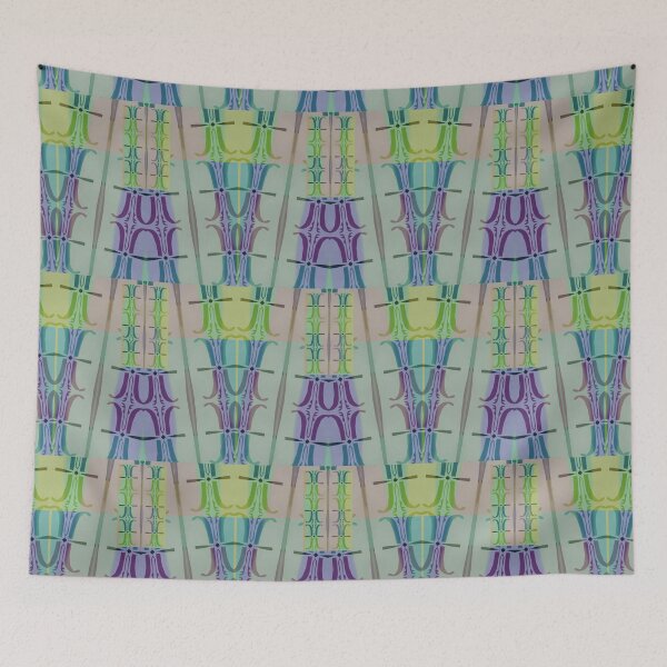 Item preview, small print purple and yellow designed and sold by KarenDeLeary.