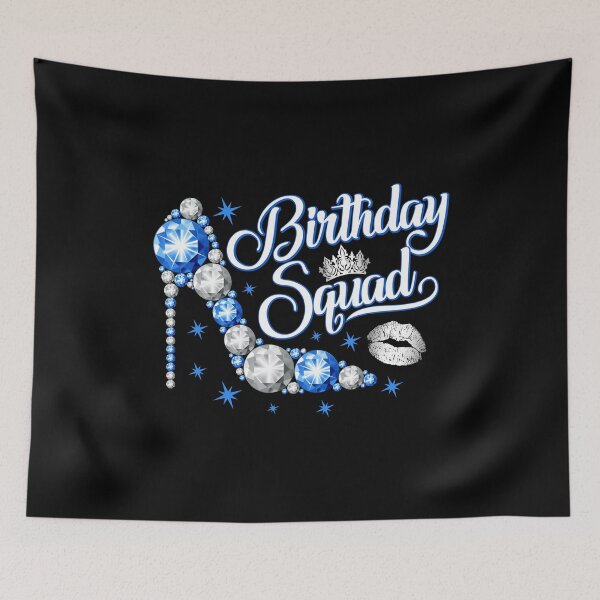 Item preview, Birthday Squad, group design. Birthday party woman’s  designed and sold by iclipart.