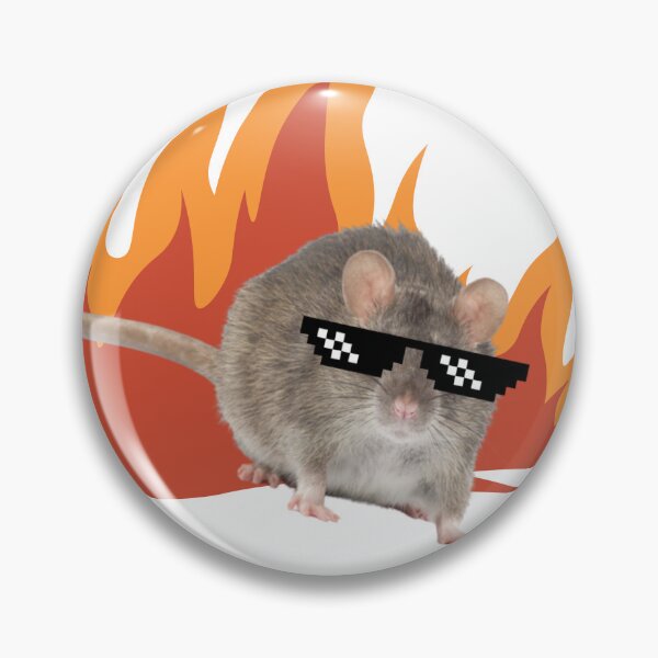Item preview, cool rat with fire designed and sold by Maxxxwell13.