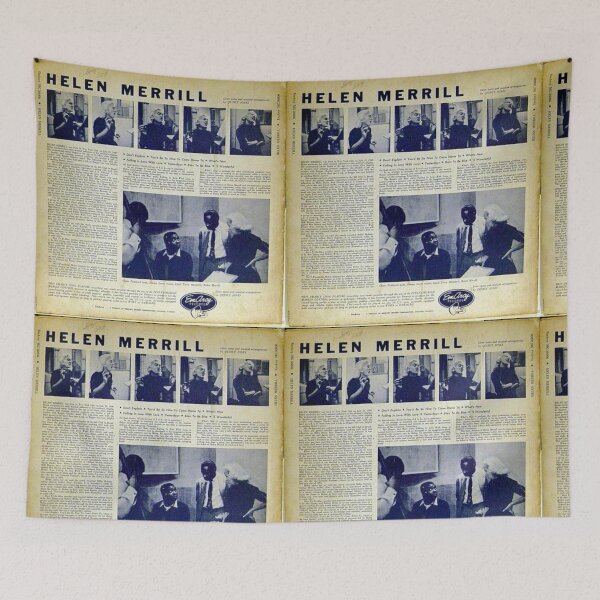 Item preview, Helen Merrill, back cover, bop, jazz, 50's, Clifford Brown  designed and sold by Vintaged.