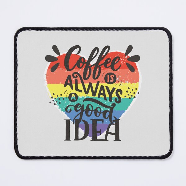 Item preview, Coffee is always a good idea funny quote designed and sold by VichallanStudio.