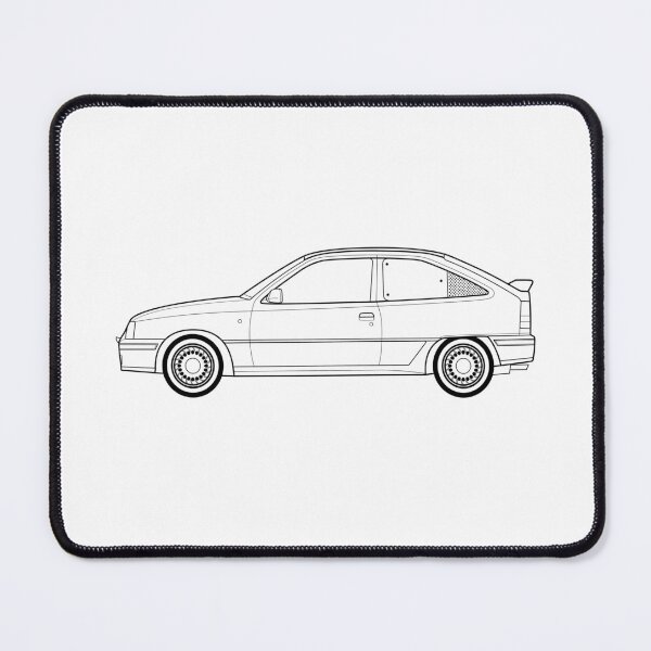 Item preview, Vaux.hall / Op.el Astra GTE Line drawing artwork designed and sold by RJWautographics.