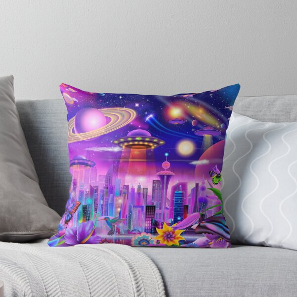 Item preview, Cosmic Futuristic City designed and sold by GeraldNewtonArt.