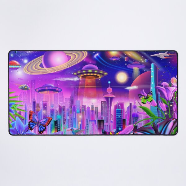Item preview, Cosmic Futuristic City designed and sold by GeraldNewtonArt.