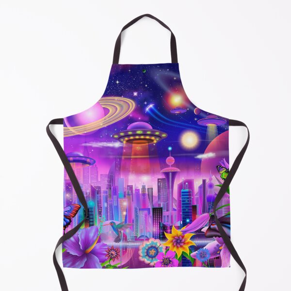 Item preview, Cosmic Futuristic City designed and sold by GeraldNewtonArt.