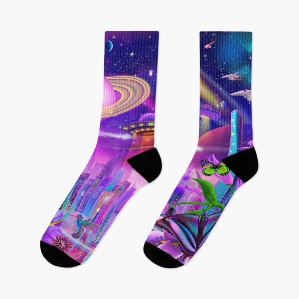 Item preview, Cosmic Futuristic City designed and sold by GeraldNewtonArt.