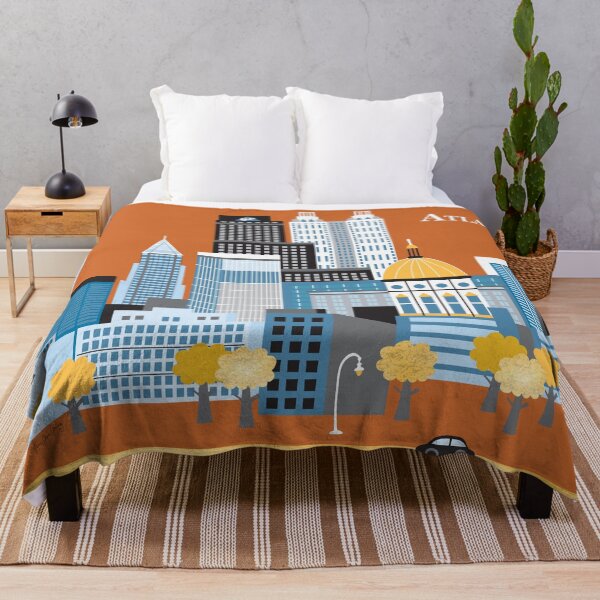 Item preview, Atlanta, Georgia - Skyline Illustration by Loose Petals designed and sold by LoosePetals.
